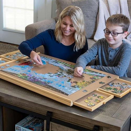 1000pcs foldable puzzle board - foldable,