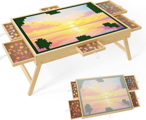 Wooden jigsaw puzzle board - puzzle,