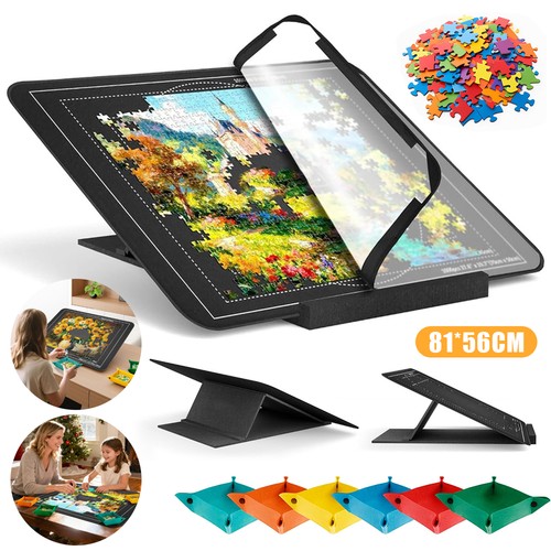 Jigsaw puzzle board with - puzzle, felt