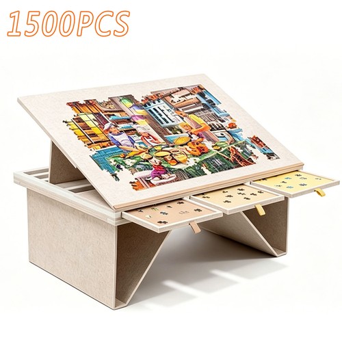 Foldable puzzle board - for, 1500