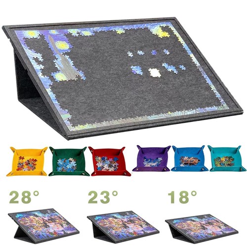 Felt puzzle board - board, tilting