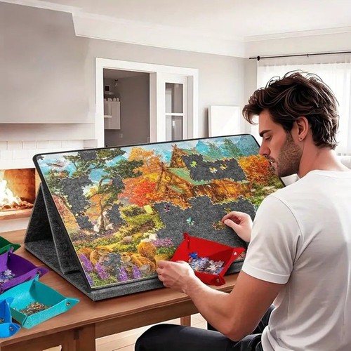 1000pcs tilting puzzle board - 1000pcs,