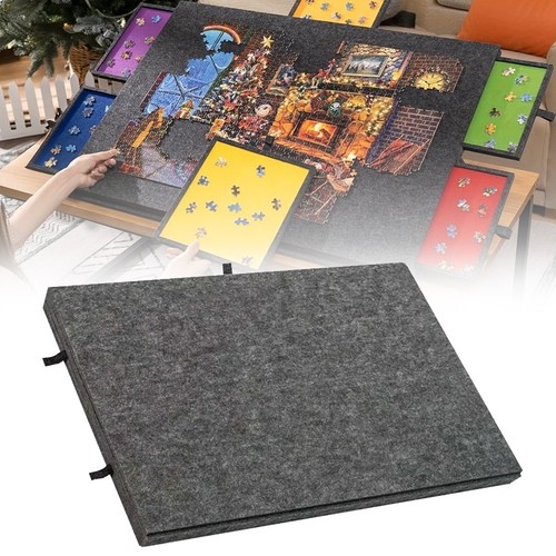 Puzzle table with drawers - puzzle,