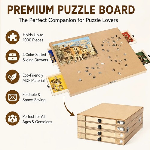 1000pcs wooden jigsaw puzzle - wooden,