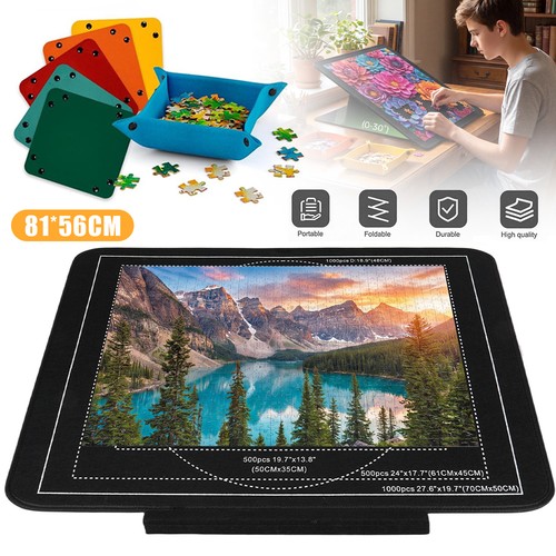 Foldable jigsaw puzzle board - puzzle,